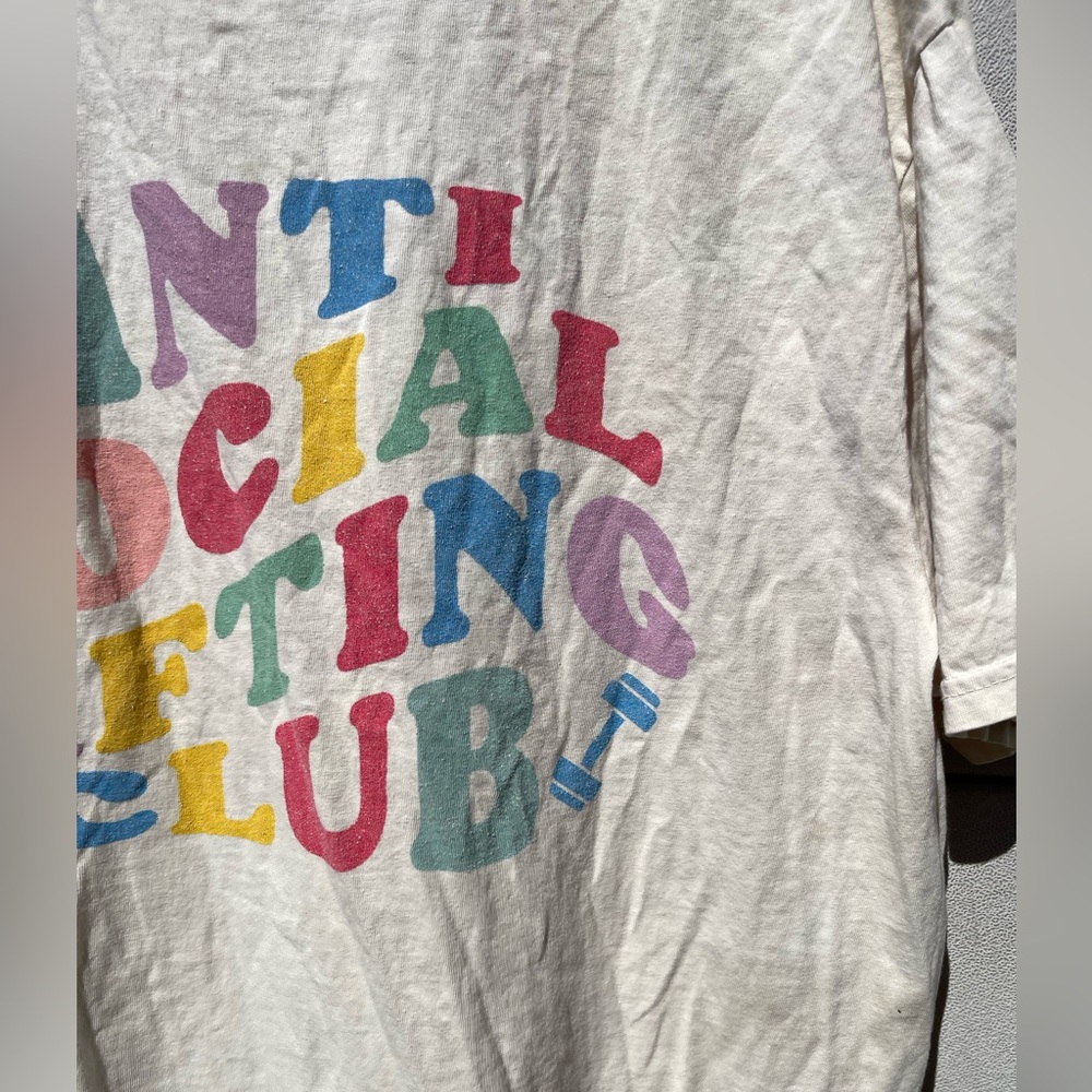 Anti Social Club T shirt Women’s Sz XL 100% Cotton - Picture 6 of 13